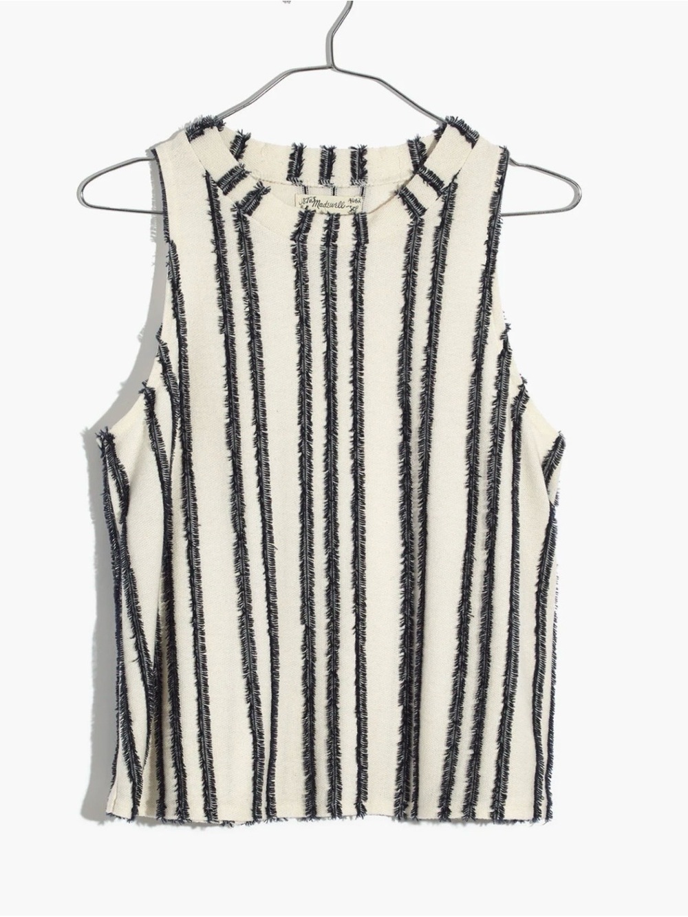 Madewell Texture & Thread Sleeveless Knit Tank | XS